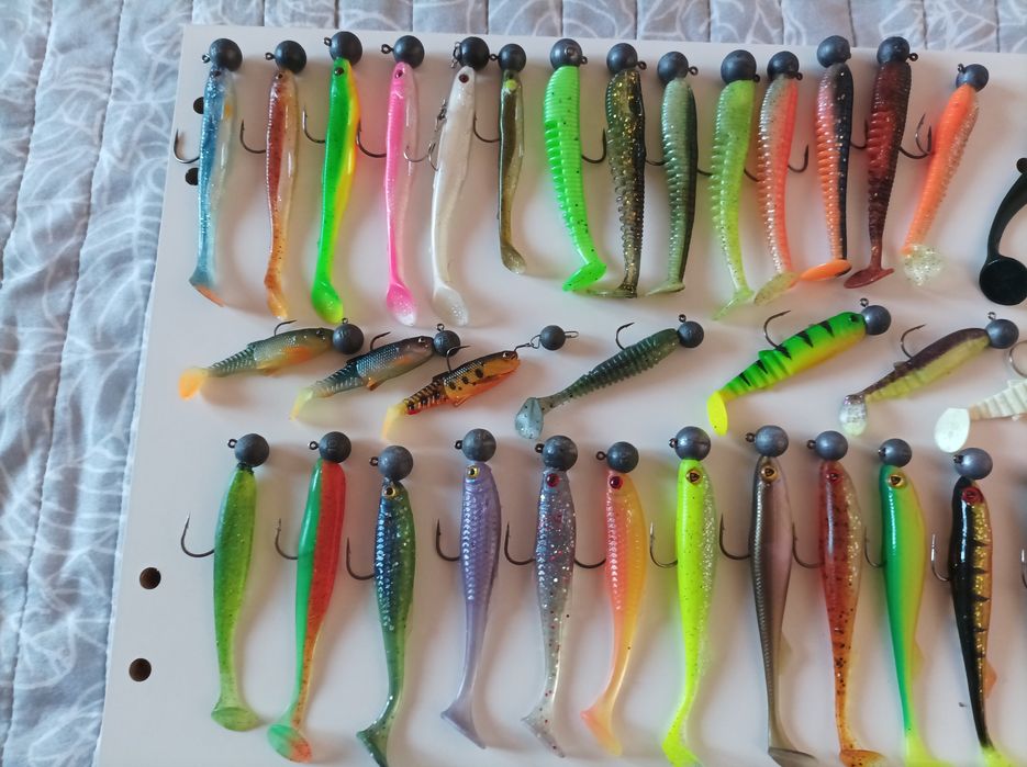 Силиконови примамки за бяла риба