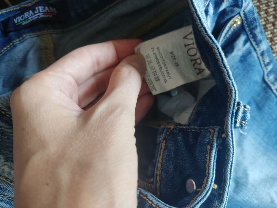 Джинсовые шорты на лето размер 25