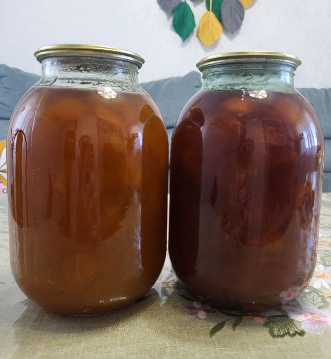 Компот консервированый домашний