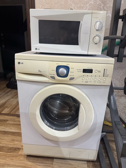 Продается! Стиральная машина LG + микроволновка LG