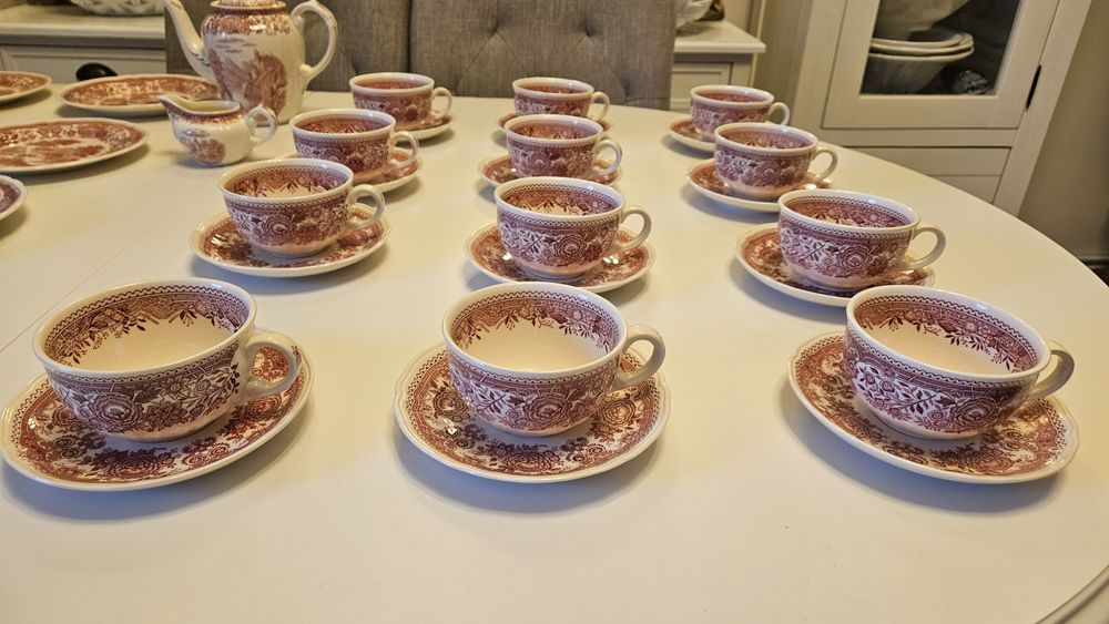 Set ceramica ceai cafea 12 persoane Villeroy Boch model Burgenland