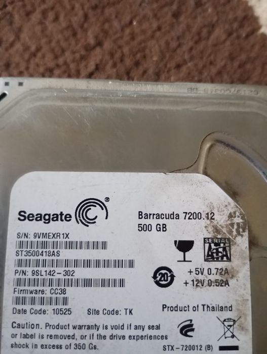 Продам зесткий диск на 500gb