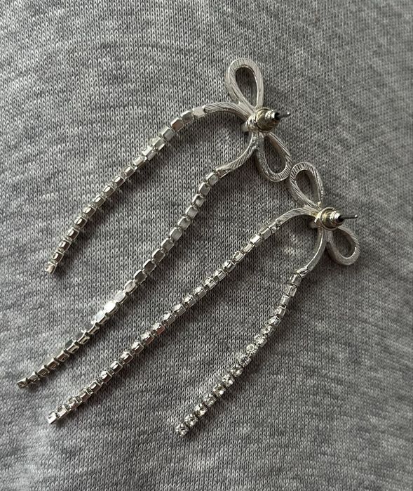 Ефектни бижутерийни обеци Zara от личната ми колекция