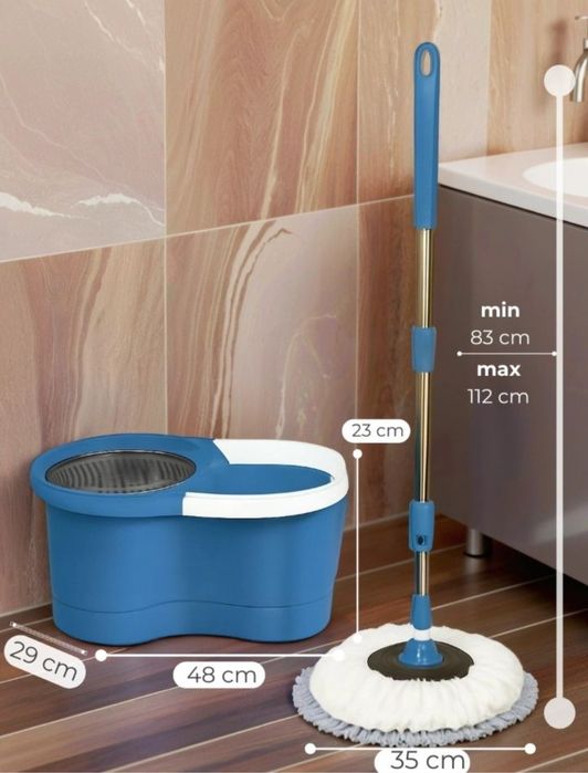 Швабра с ведром с сентр фугой для отжима shvabra cheleli доставка бесп