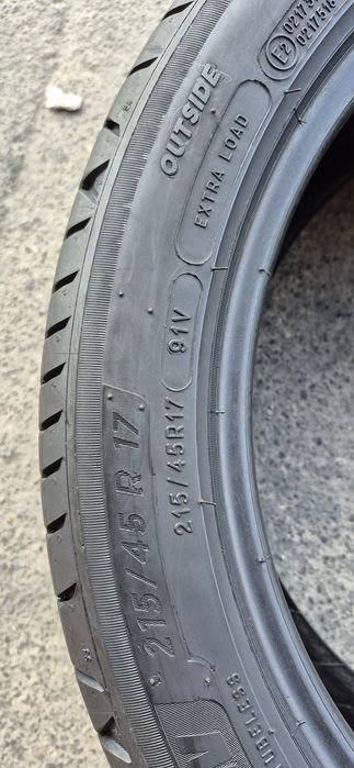 4anvelope vara ca noi Michelin 215/45/17,dot 2021.Pret/bucata.