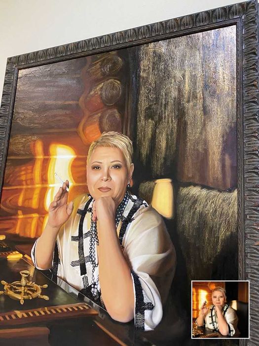 Cadoul perfect,Portrete artistice realizate dupa fotografie