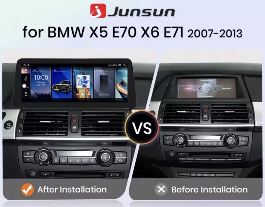 Мултимедия Андроид 8GB RAM за BMW X5, X6