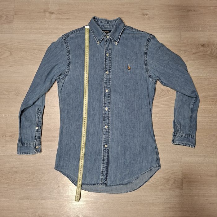 Мъжка дънкова риза Polo Ralph Lauren - Slim Fit, размер S