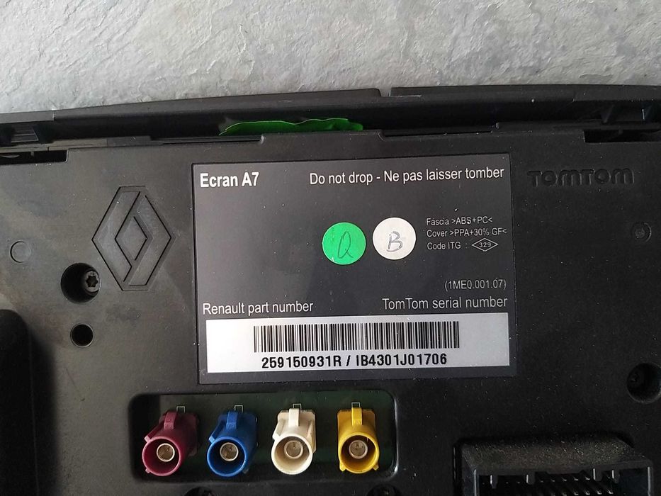 Display navigatie renault megane 3 259150931r