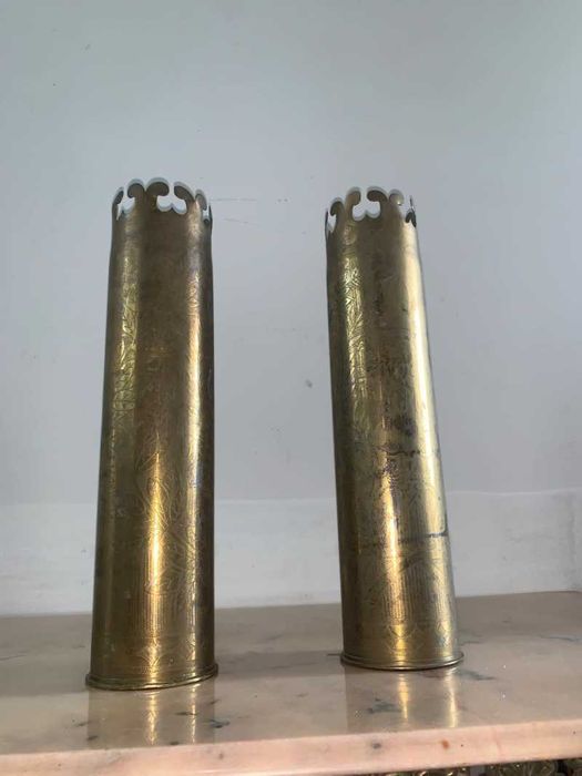 Set vaza din obuz tun