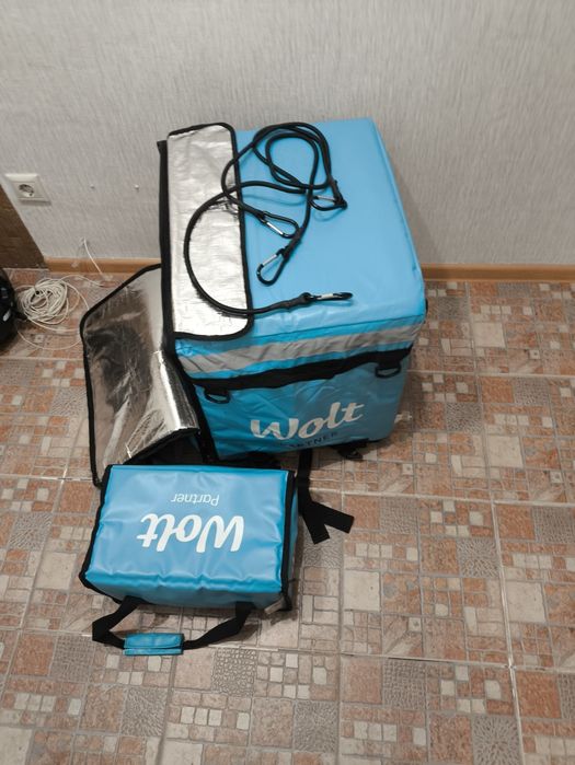 Wolt волт сумка  термокороб термосумка