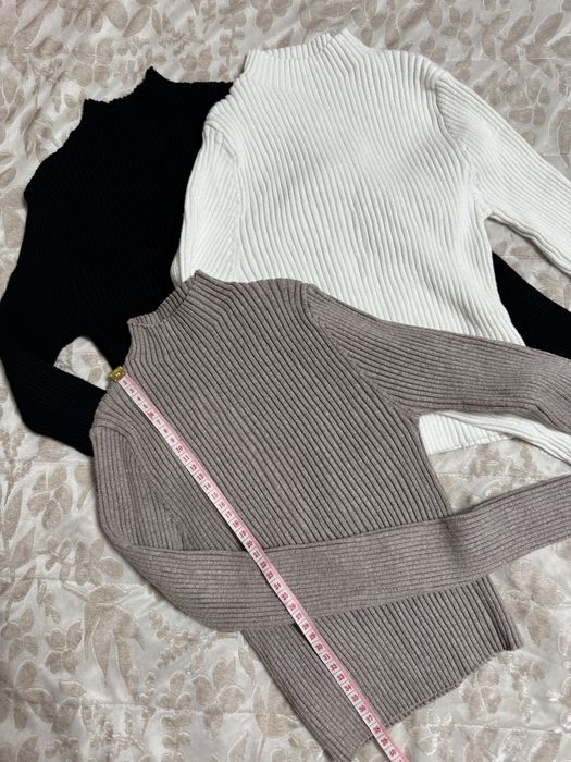 Многоцветни рипсени блузки - SHEIN