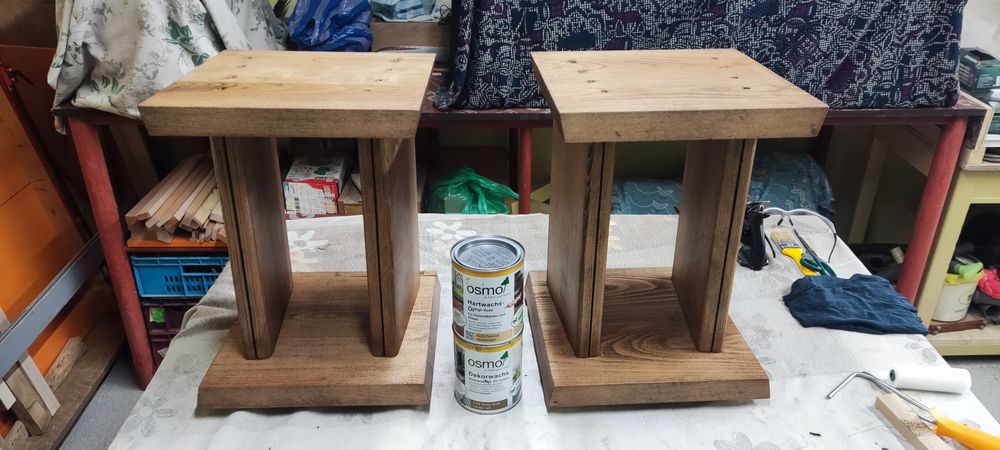 Стойки от масив дъб бук