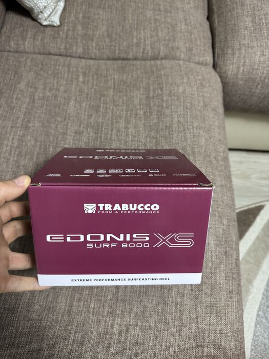 Mulinetă Trabucco Edonis XS Surf 8000 + tambur rezervă
