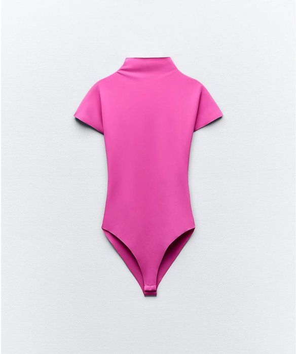 Чисто ново цикламено розово боди Zara