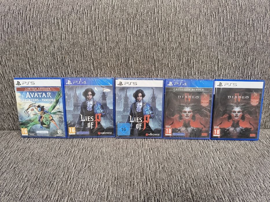 Avatar Frontiers ,Lies of P , Diablo 4 PS4 PS5