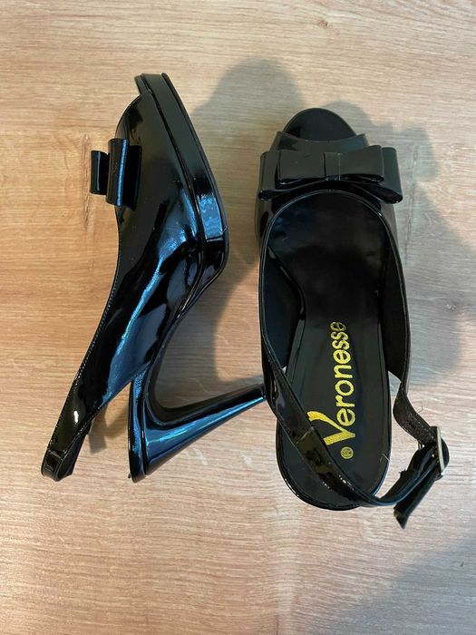 Sandale de dama - lac / piele ecologica