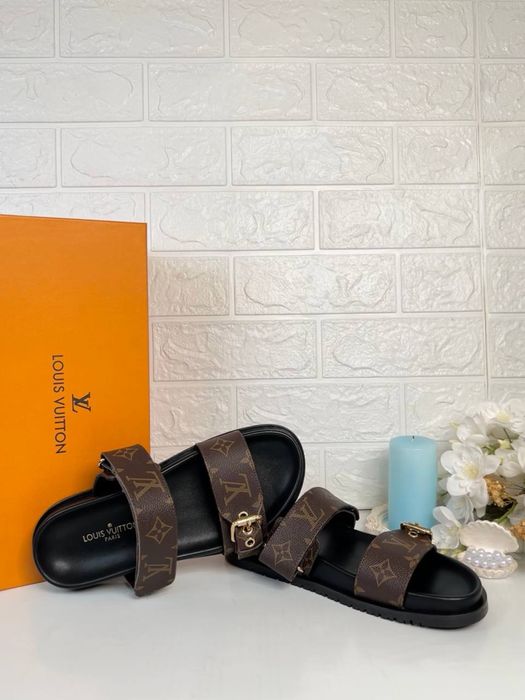 Papuci Louis Vuitton Piele Naturala