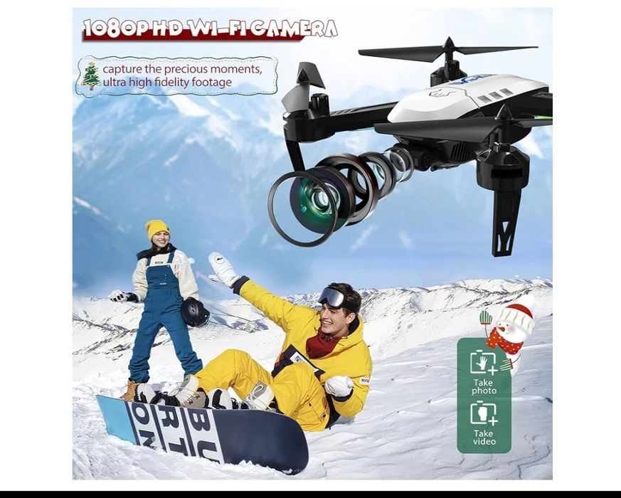 Drona WipKviey T6 Detective Quadcopter camera 1080 HD