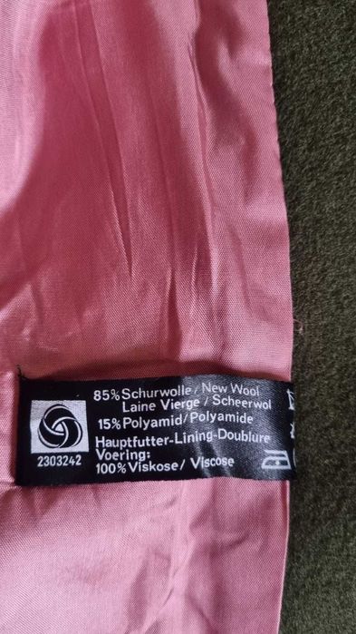 Deux pieces lana 85%, poliamid 15%, marimea 40, liliachiu