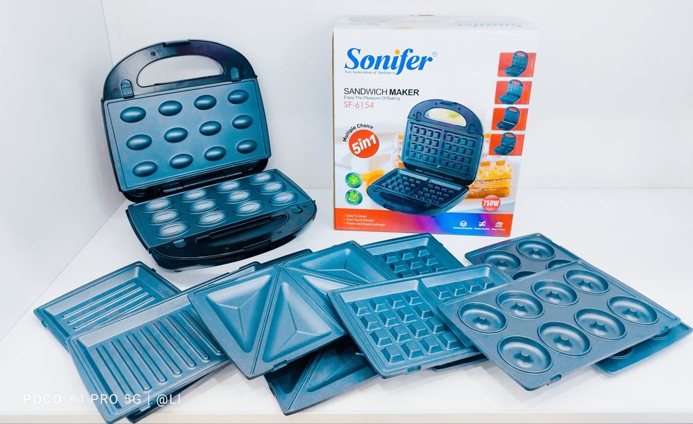 Тостер Вафельница Сендвичница Орешки Toster Vafli Sonifer 6154