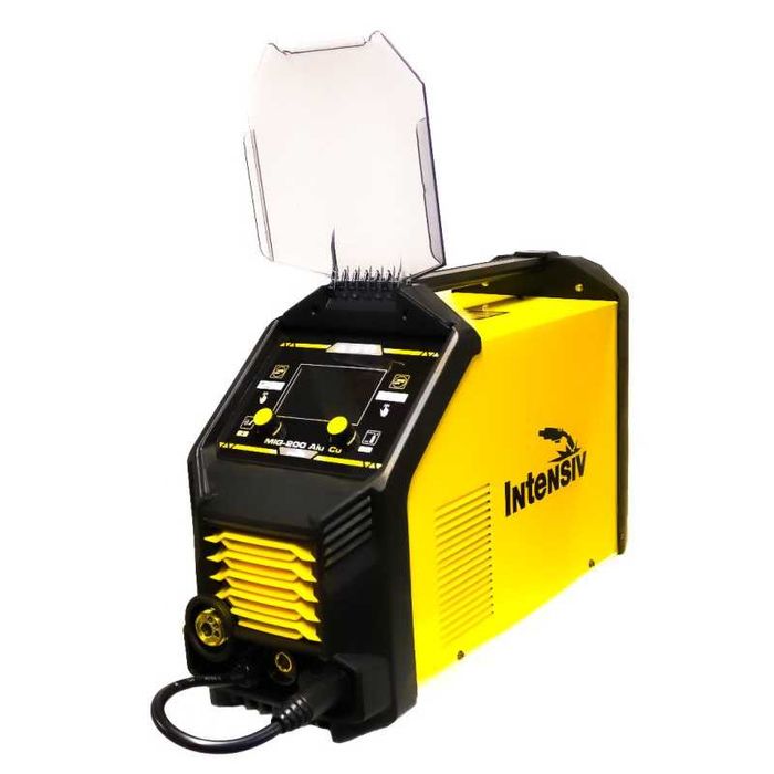 Pachet aparat sudura MIG 200 Alu INTENSIV + tub 8L + ceas + sarma