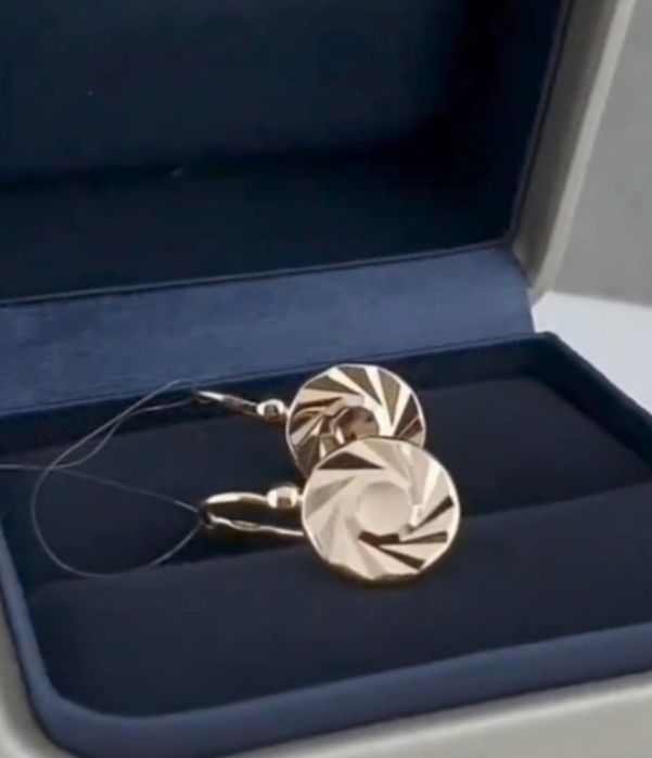 Советские серьги 583 пробы