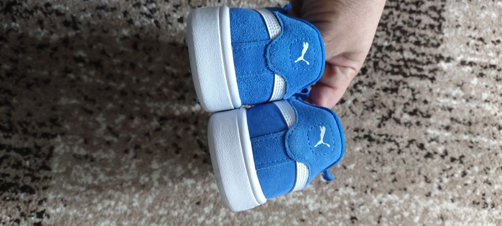 Adidași Puma Smash 3.0 SD Jr, originali, piele întoarsă, mărime 35.5 – NOI
