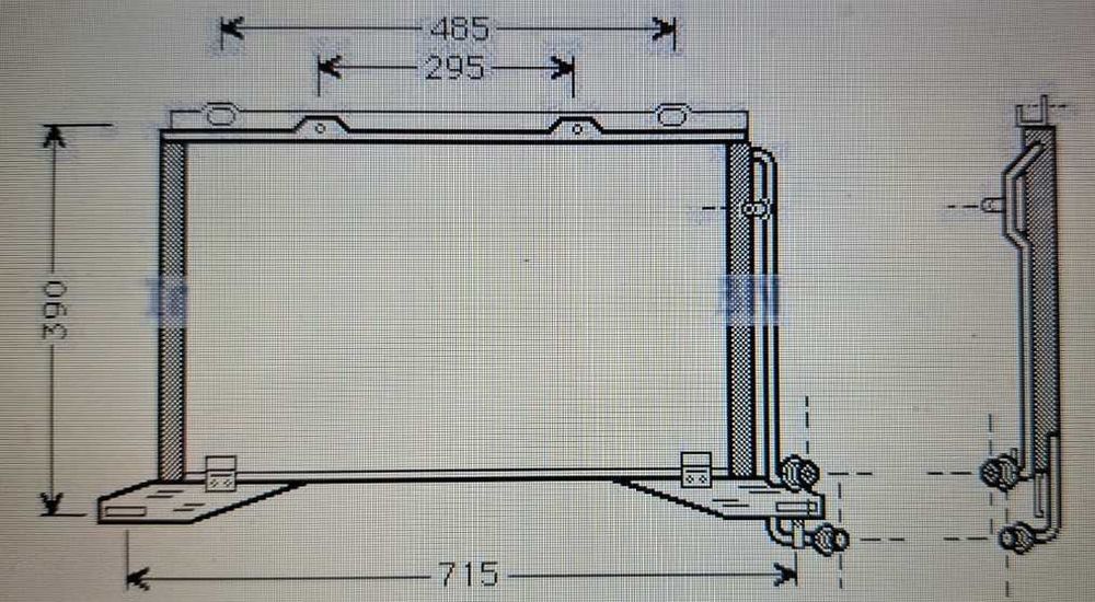 Продам радиатор кондиционера на МЕРСЕДЕС E-CLASS