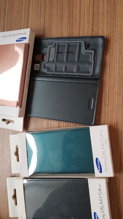 Husa Originala Samsung Galaxy S5 Mini!Flip cover noua!Activa