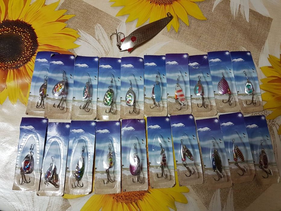 Сет блесни за кефал,пъстърва,костур и др