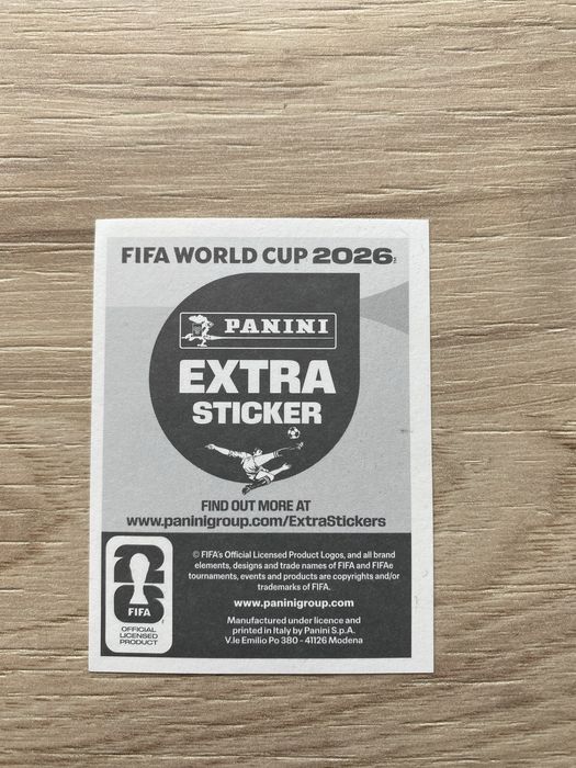 Florian Wirtz Extra Sticker Panini World cup 2026