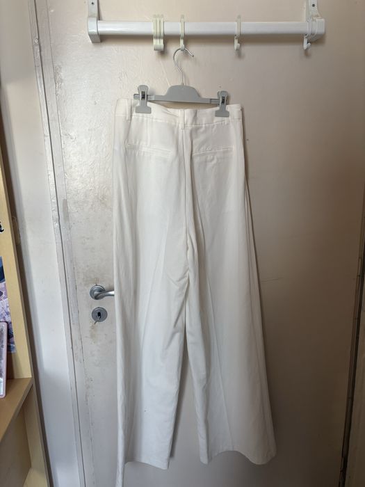 Панталон с лен Зара