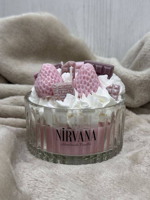 Ароматни Свещи от 100% Соев Натурален Восък! Подаръци за Гости!