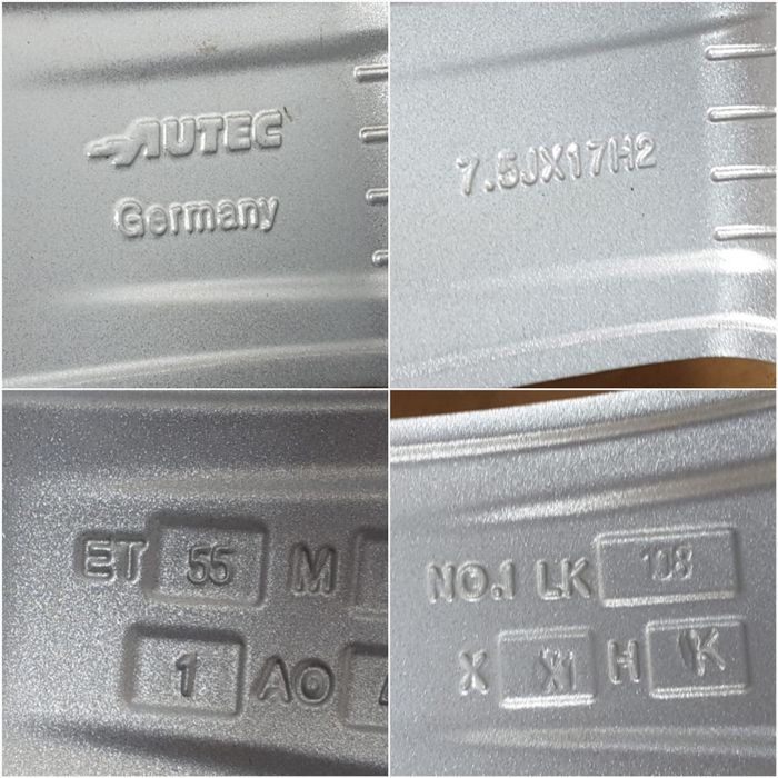 jante aliaj 17; 5x108;  Ford Mondeo mk3, Mk4,  Kuga, Focus 3, 4
