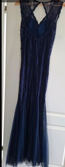 Тъмносиня официална рокля