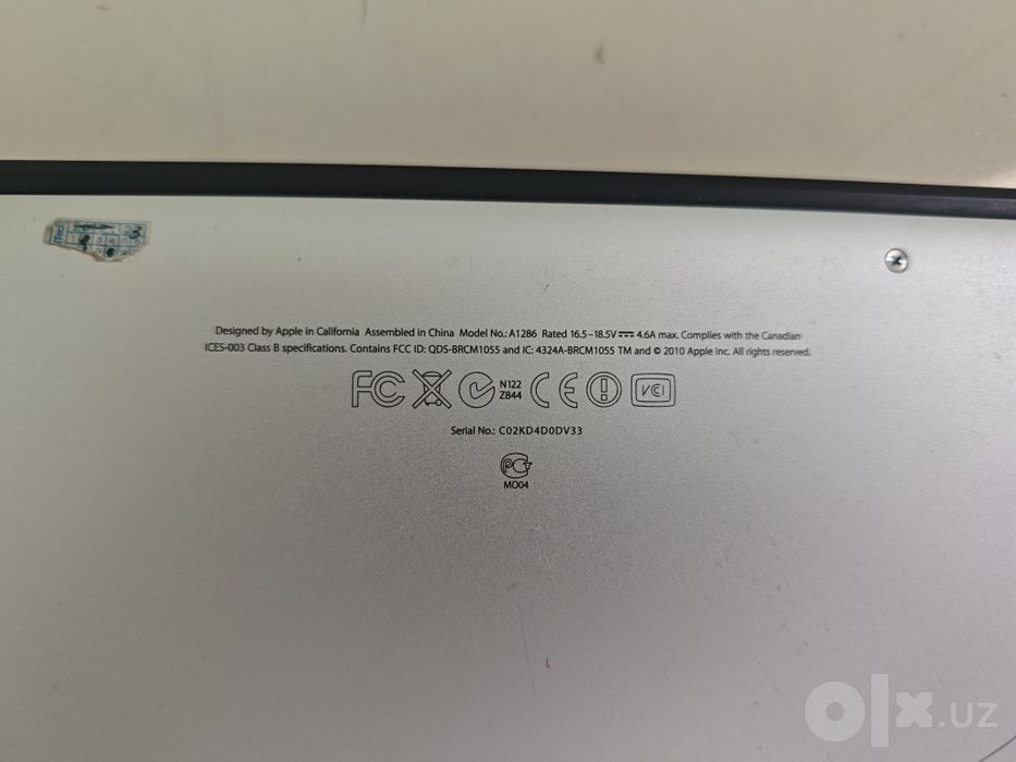 Mac Book Pro Mid 2012