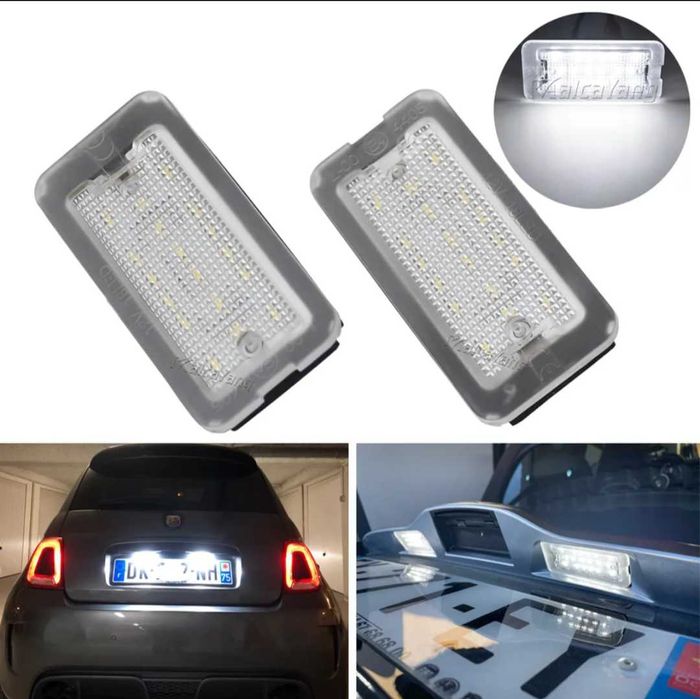 Лед плафони за задния регистрационен номер за Fiat Abarth 500 / C Фиат