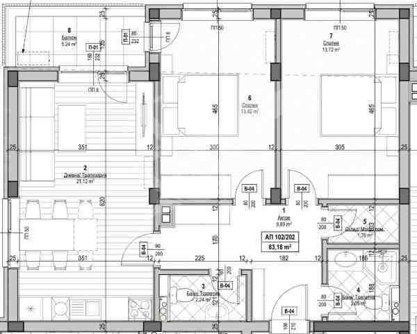 Продава се Тристаен апартамент в Несебър - 139 кв.м за 1144 €/кв.м - Снимка #4