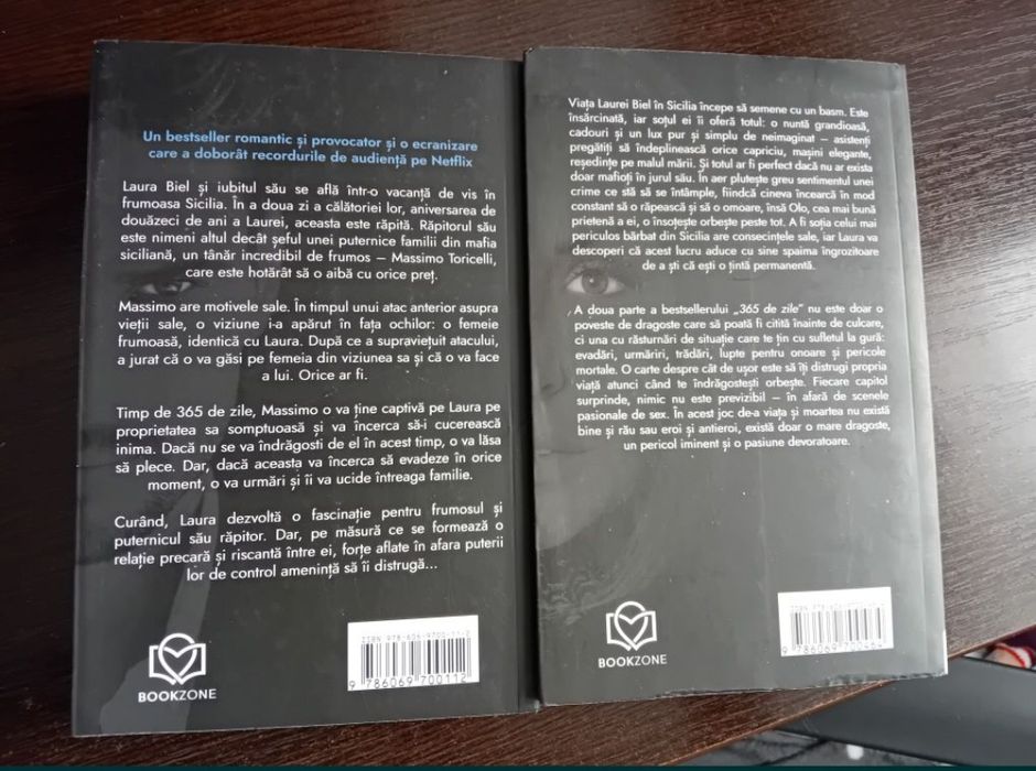 Carte "365 zile" și Carte "Acea zi" (part 2) de Blanka Lipinska