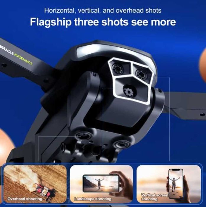 Радиоуправляем дрон с 4K HD камера и три камери S82