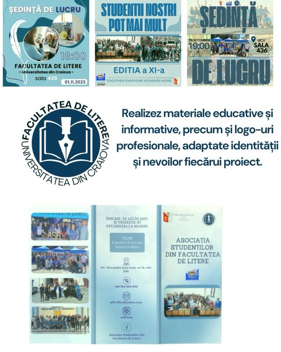 Graphic Designer - Postere, Flyere, Prezentări,Invitații de la 100 lei