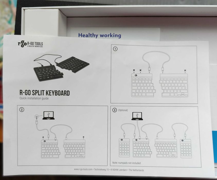 Ергономичната клавиатура R-Go Split Break