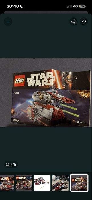 Lego Star Wars Obi-Wan’s Jedi Interceptor-75135