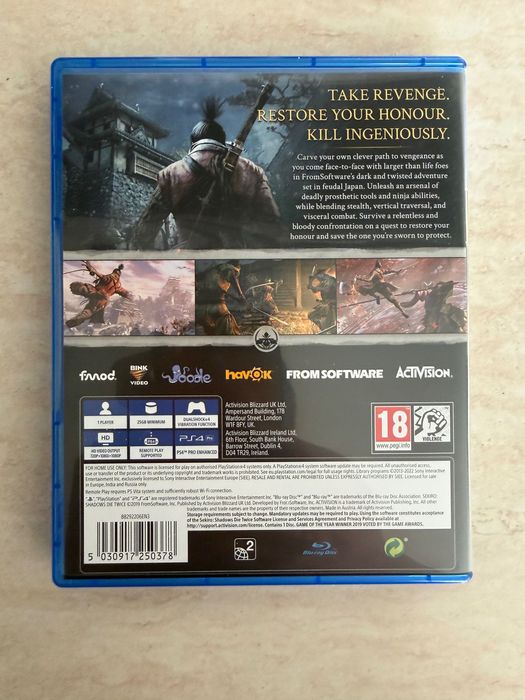 Sekiro: Shadows Die Twice – PS4 (Game of the Year Edition)