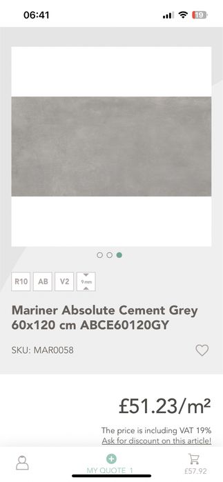 Gresie mata 60x 120 cm Italia  Mariner