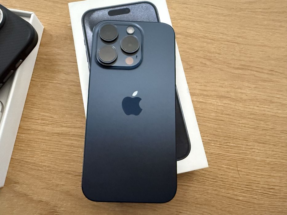 Iphone 15 pro blue titanium 128gb
