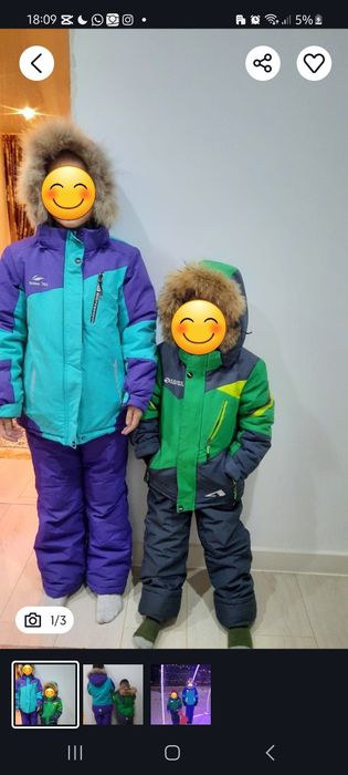 Комбинезон для девочки. Комбез зима.