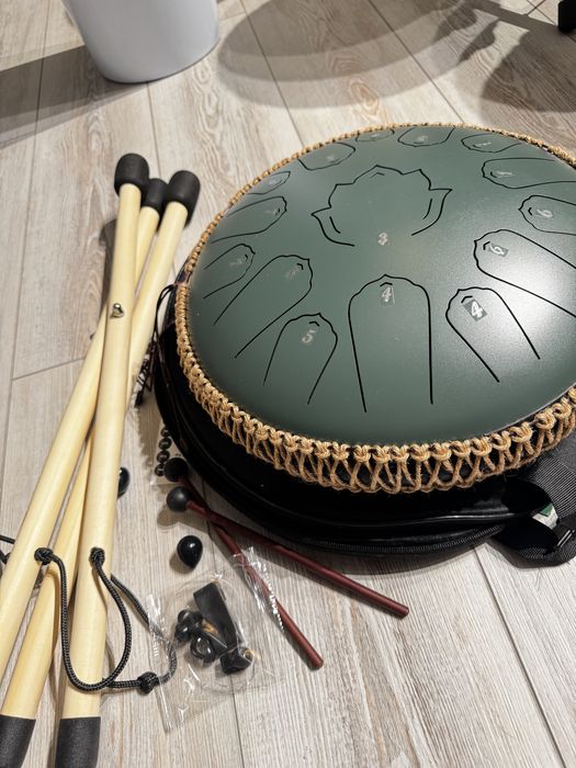 Новый Глюкофон  для медитаций, аксессуары в комплекте 40 см