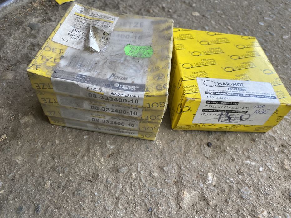 Segmenti motor dacia 1300 1310 papuc nova sport 1.3 1.4 1.6 1400 1600